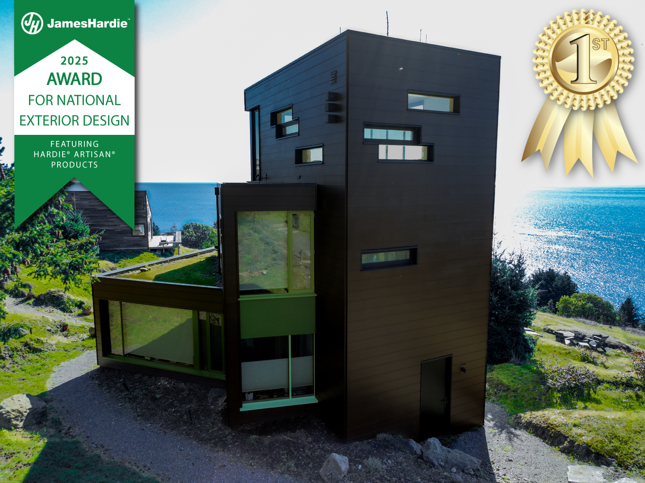 2025 James Hardie National Project Award - Alpine Exteriors Award-Winning Modern Coastal Home
